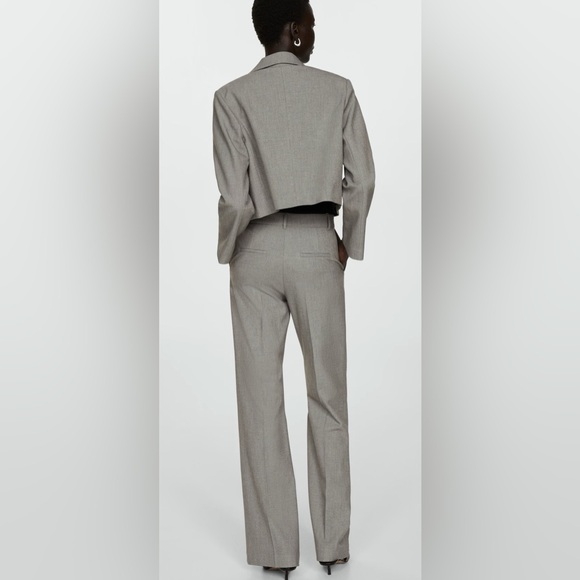 High-waist flare trousers - Picture 2 of 5